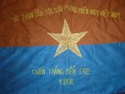 Ben Tre - Nlf - 1966 - Viet Cong Flag - Vc - National Front - Vietnam War - F125