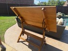 Hamilton Oak  Large Drafting Table  Circa 1950 s