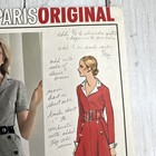 Vogue Paris Original Vintage Pattern Molyneux 2627 Size 12 Cut Dress