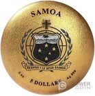 Elder Wand 3d Harry Potter 3 Oz Silver Coin 5  Samoa 2025