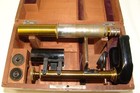 Rare Antique Brass Microscope C reichert Wien    15460 original Box