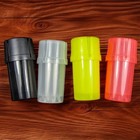 Set 2pcs  Tobacco Herb Smell Proof Stash Jar That Doubles As A Grinder