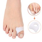 2 4pcs Silicone Gel Bunion Toe Corrector Orthotics Straightener Separator Pain