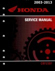 Oem Honda Crf150f  2003-2013  Service Repair Shop Manual Comb Bound