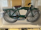 Schwinn Phantom 1997 1 6 Scale Green Die Cast Bicycle Model W  Box Coa