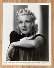 1 Ginger Rogers Original Movie Publicity Still Lot Rko Studio Circa 1937   1218a
