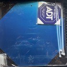 Adt Secured By Adt Octagon Yard Sign  10in Blue white Aluminum 1pk