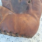 Vtg 1930s 1940s Semi Professional Model Split Finger Baseball Glove - Rht
