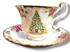 Royal Albert Country Roses Christmas Magic  Tea Cup   Saucer Mint 