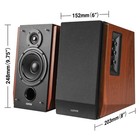Edifier R1700bt Bluetooth Bookshelf Speakers Powered Speakers 2 0 Setup Brown
