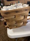 Vintage 1982 Longaberger Miniature Doll Cradle Rocker Rocking Basket
