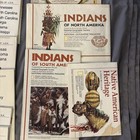 Vintage National Geographic Map Lot  42  Indians Of America Close Up   Making Of