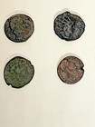  lot Of 4   Imperial Roman Coins  Nice Details