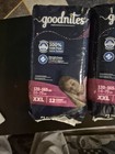 2pks Of Goodnites Girls  Nighttime Underwear Xxl 120-165 Lbs 12ct Each Pk