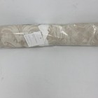 Pottery Barn Stella Damask Table Runner New 18x108 Cotton Flax