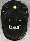 Cat Caterpillar Embroidered Holt Rental Services Black yellow Adjustable Hat