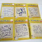 Vintage Aunt Martha Embroidery Hot Iron Transfers Lot Of 14 Cut   Uncut