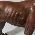 Vintage Cast Iron Boston Terrier Mascot Door Stop