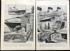 Building The Ss Normandie T-6 Ocean Liner 1932 Vintage Pictorial