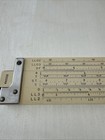 Keuffel   Esser K e N4081-3 Log Duplex Decitrig Slide  Vintage Rule Leather Case