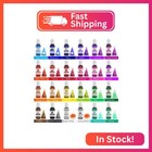 Alcohol Ink Set - 24 Vibrant Colors For Resin Art  Petri Dish Making  Epoxy Pain