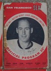 Vintage San Francisco Seals Hockey Programs - Five Of Them 