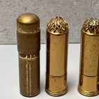 4 - Vintage Revlon  Lipstick Tube   Dorthy Gray  Empty Brass Art Deco Mcm Tart