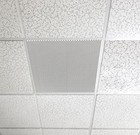 2 x2  White Plastic Perforated Tile With 3 8  Holes  2-pack 