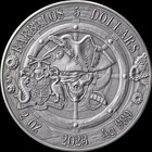 2023 2oz Barbados Captain s Of Fortune Queen Anne s Revenge  999 Silver Coin