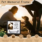 Dog Picture Frame  Dog Memorial Gifts For Loss Of Dog  Wooden Dog Collar Fram   