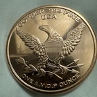 Maple Leaf   Eagle - 1 Ounce Fine  999 Copper Round - Save Big 4 