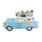 Ceramic Cookie Jar Paris Beebee Sweetz Treatz Station Wagon Car Blue Shaped