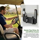 Golf Cart Steering Wheel Cell Phone Mount  Flip Up Phone Holder For Golf Cart
