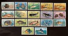 Travelstamps  St  Vincent Stamps Sc  407-423 Marine Life Short Set Mogh  1 Cto 