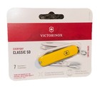 Victorinox Swiss Army Knife Classic Sd Yellow Pocket Knife 7 Functions Brand New