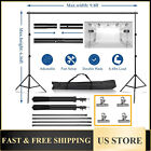 10ft Adjustable Backdrop Support Stand Photography Background Photo Crossbar Kit