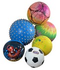 Pool Toy Ball Set Lot Of 6 Assorted Rubber Play Balls Outdoor Kids