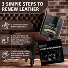 Leather Recoloring Balm  Black Leather Color Restorer For Scratched And Faded  L