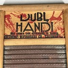 Vtg Washing Board 18 x8 5  Dubl Handi Columbus Washboard Co Wooden