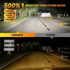 Txbilmoo 6000k White Led Fog Light Bulbs Kit For 2014-2022 Nissan Rogue  4 Pack