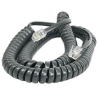 Lot Of 25 Curly Coil Cord 12 Foot Replacement Black Handset At t Landline Phone