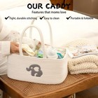 Diaper Caddy Organizer For Baby Portable Baby Basket With Handles Baby Gift Bask