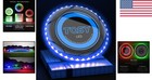 Rgb Flying Disc - 36 Super Bright Leds  Rechargeable   Waterproof - 175g Frisbee