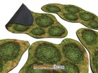 2d Terrain - Forest Compatible W  War Gaming   Miniature Games Non-slip Mat