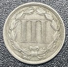 1881 Three Cent Nickel 3cn Coin Philadelphia Mint