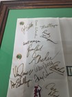Arnold Palmer Signed Home Depot Invitational Pga Pin Flag Framed