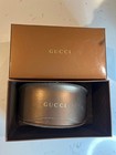 Gucci Eyeglasses Sunglasses Hard Case With Gift Box Brown  - No Glasses Included
