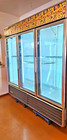 Rare True Glass 3 Doors Display Commercial Refrigeration Unit Gdm 72 Refurbished