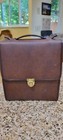 Vtg Bar-in-a-box Travel Liquor Portable Bar Set 3 Bottle In Case 1970s Mcm
