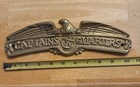 Captains Quarters Antique Solid Brass Boat Beach Sign Made In India 10 5x3
